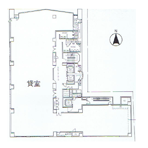 名駅南１　ニッタビル　平面図