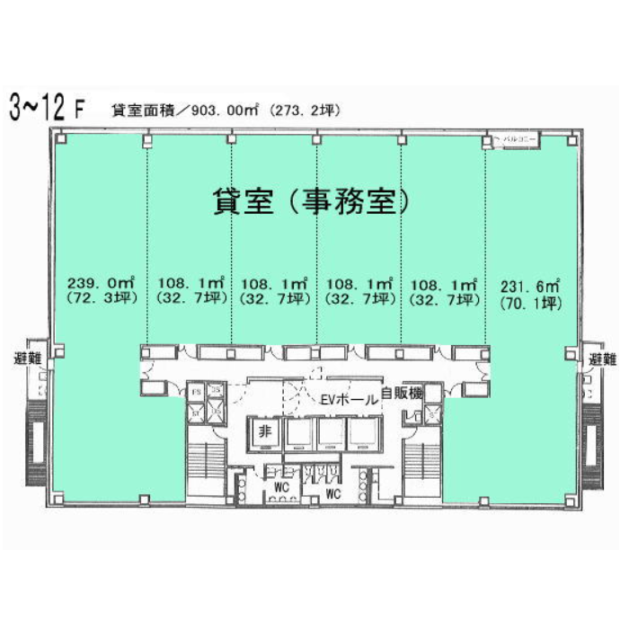太閤３　名古屋ＫＳビル　平面図