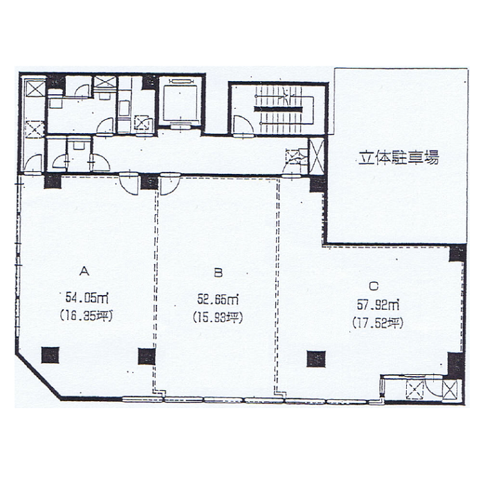 栄５　新東陽ビル　平面図