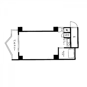 栄マンションＳ棟　515　平面図