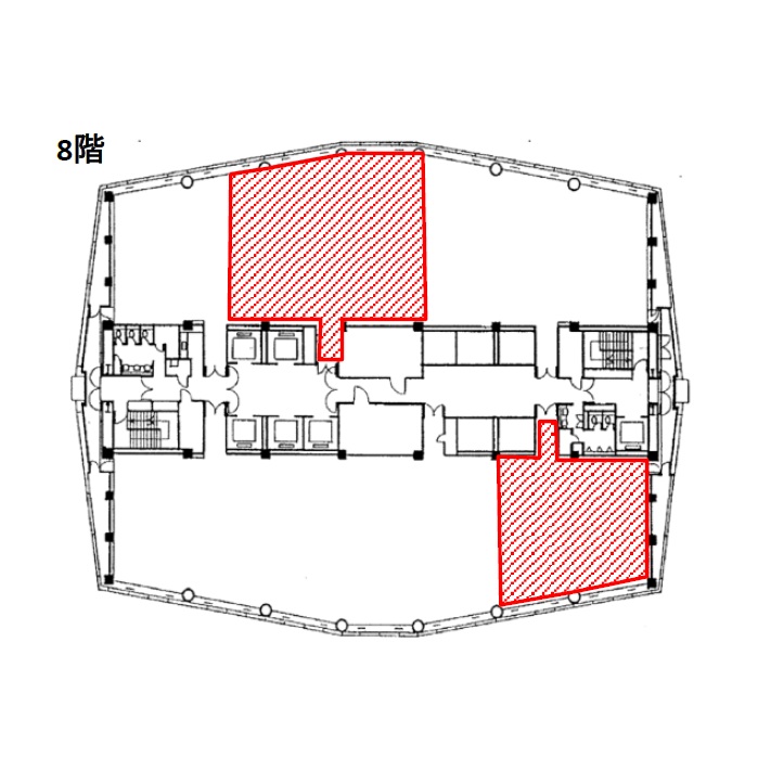那古野1 名古屋国際センタービル 平面図 那古野1 名古屋国際センタービル 平面図