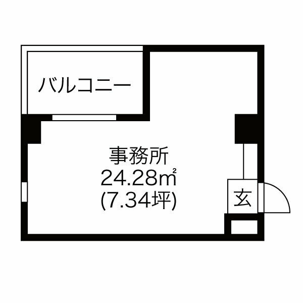 名駅３　サン・名駅三丁目ビル　平面図