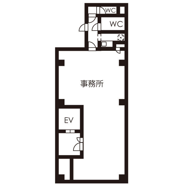 丸の内２　丸の内エイチエフビル　平面図