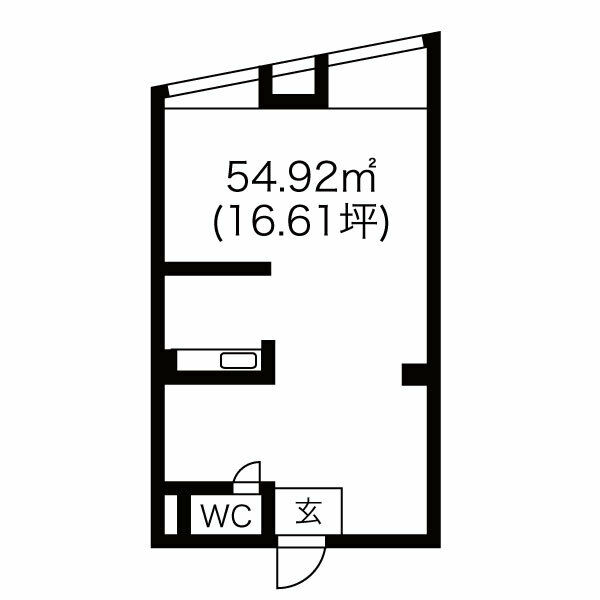 名駅５　花車ビル中館　平面図