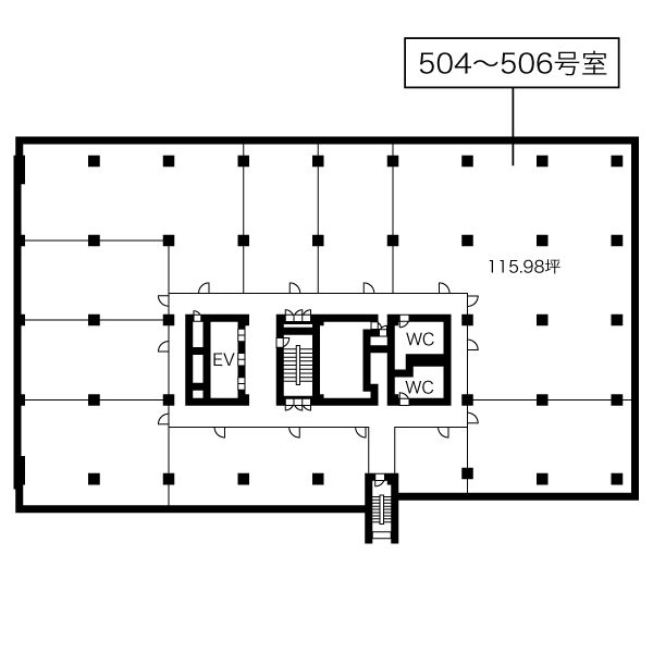 錦1 名興ビル 平面図 錦1 名興ビル 平面図